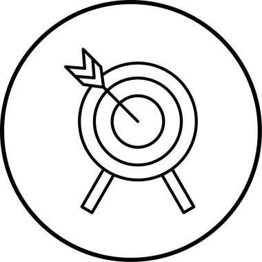 Moda biçimi izole edilmiş arkaplanda hedef simge