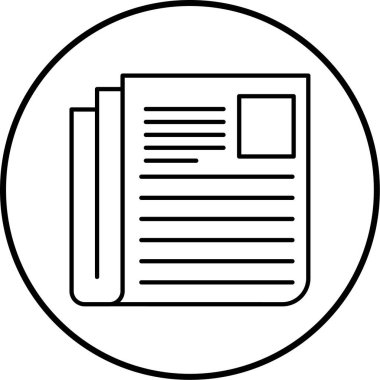 belge simgesi vektör illüstrasyonu