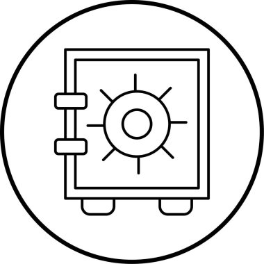 güvenli simge vektör illüstrasyonu