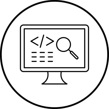 bilgisayar simgesi vektör illüstrasyonu