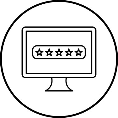 bilgisayar simgesi vektör illüstrasyonu