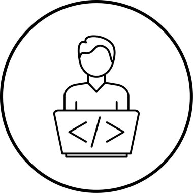 Seo simgesinin vektör illüstrasyonu