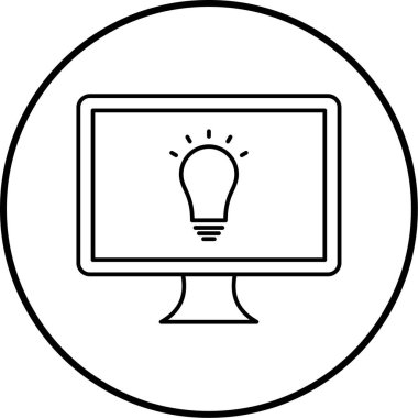 bilgisayar simgesi vektör illüstrasyonu