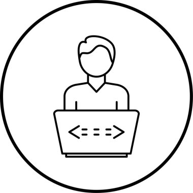 Seo simgesinin vektör illüstrasyonu