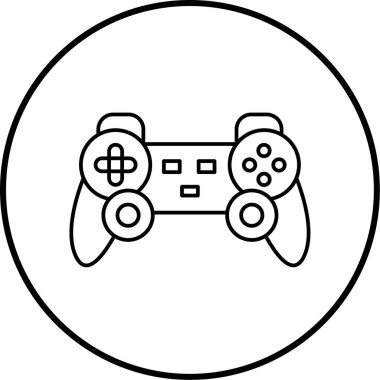 Oyun kolu. Web simgesi basit illüstrasyon