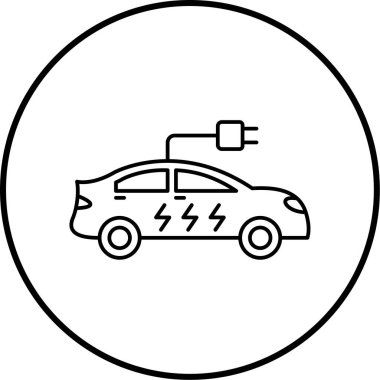 - Araba. Web simgesi basit illüstrasyon