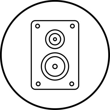 hoparlör vektör illüstrasyonu