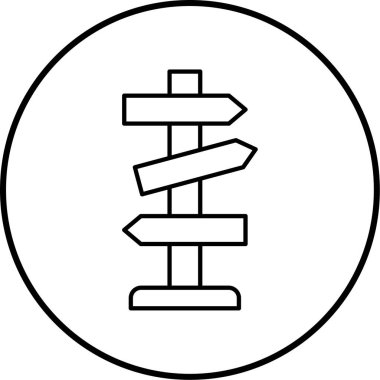 işaret çubuğu simgesi, vektör illüstrasyonu