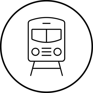 tren simgesi vektör illüstrasyonu