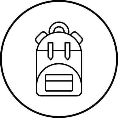 okul sırt çantası vektör illüstrasyonuName
