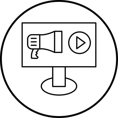 seo modern simgesinin vektör illüstrasyonu