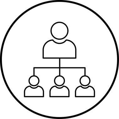 ticari ağ vektör simgesi modern basit tasarım