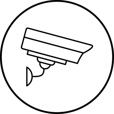 Video kameranın vektör illüstrasyonu