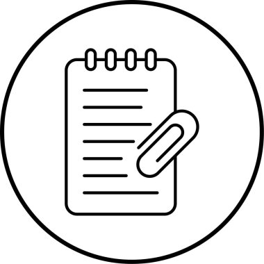 belge simgesi vektör illüstrasyonu