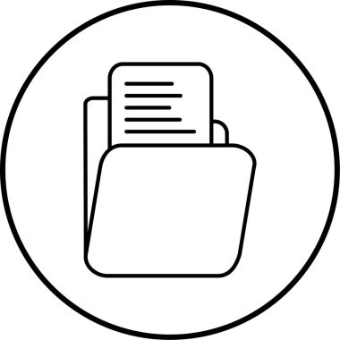 belge ikon vektör illüstrasyonu