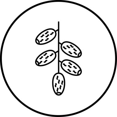 Kişisel ve ticari kullanım için bir gıda ikonu çizimi...