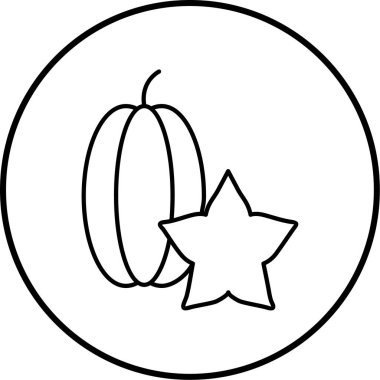 sebze ikonu vektör illüstrasyonu