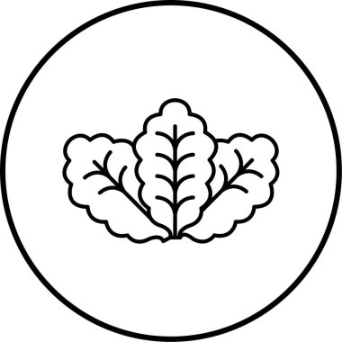 Tek bir ağaç simgesinin vektör illüstrasyonu