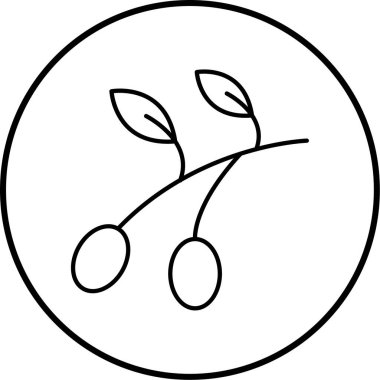 Gıda simgesinin vektör illüstrasyonu