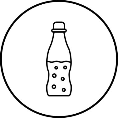 içecek simgesinin vektör illüstrasyonu