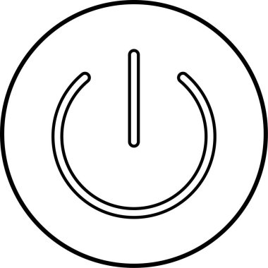 Kapatma düğmesi vektör illüstrasyonu