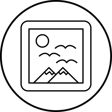 Bir resmin vektör illüstrasyonu