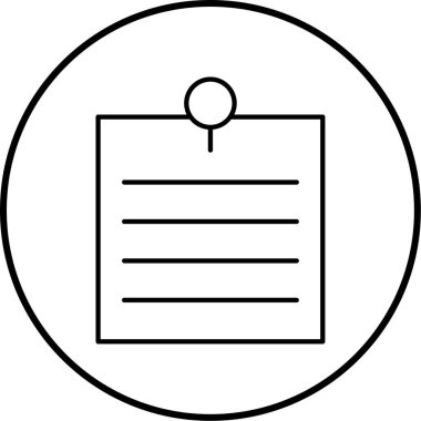 Pano. Web simgesi basit illüstrasyon