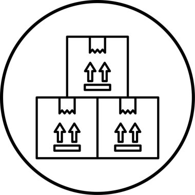Taşıma simgesinin vektör illüstrasyonu