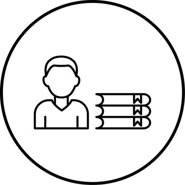 İnsan eğitiminin vektör illüstrasyonu