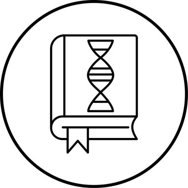 DNA simgesi vektör illüstrasyonu