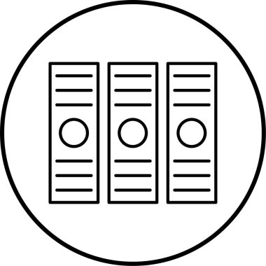 Belge simgesinin vektör illüstrasyonu