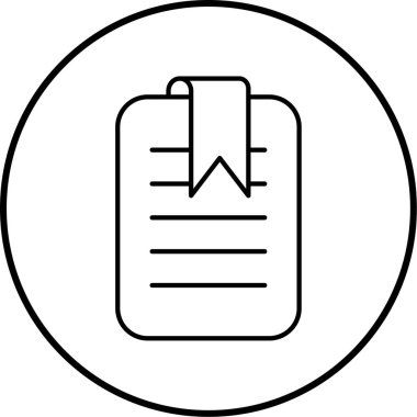 sözleşme ikonu vektör illüstrasyonu