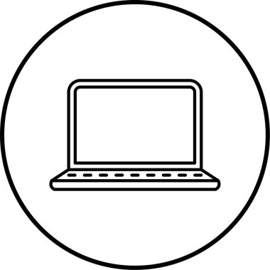 Bilgisayar simgesinin vektör illüstrasyonu