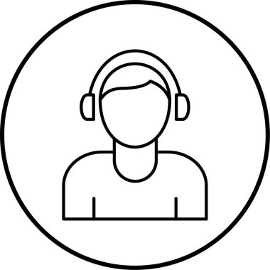 Müşteri desteği. Web simgesi