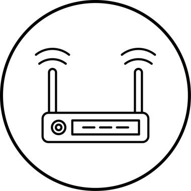 Yönlendirici. Web simgesi basit tasarım