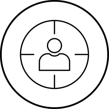 Seo simgesinin vektör illüstrasyonu