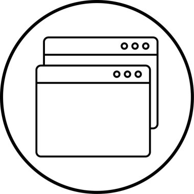 Bilgisayar dosya simgesinin vektör illüstrasyonu