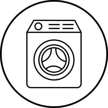 Çamaşır makinesi. Basit tasarım
