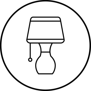 Lamba. Web simgesi basit illüstrasyon