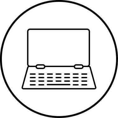 Bilgisayar. Web simgesi basit illüstrasyon