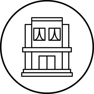 Yapı simgesinin vektör illüstrasyonu