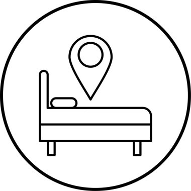 konum. Web simgesi basit illüstrasyon