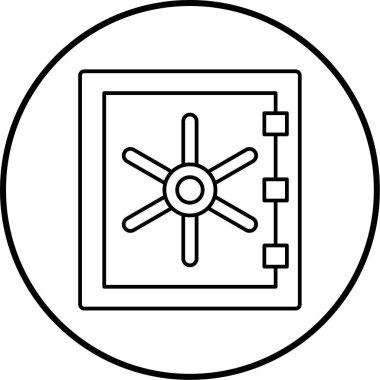 güvenli simge vektör illüstrasyonu 