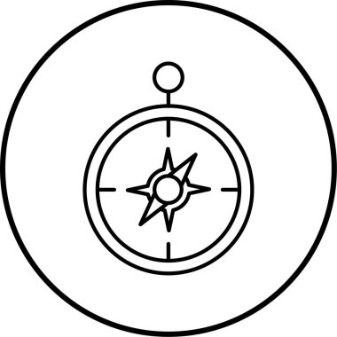 Pusula simgesi vektör resimlemesi