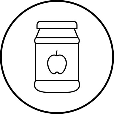 elma reçeli vektör illüstrasyonu 