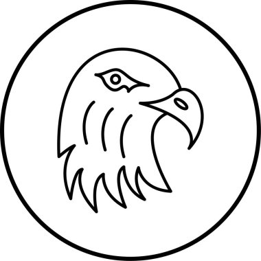 Kartal simge vektör çizim