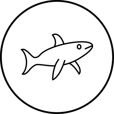 Balina. Web simgesi basit illüstrasyon