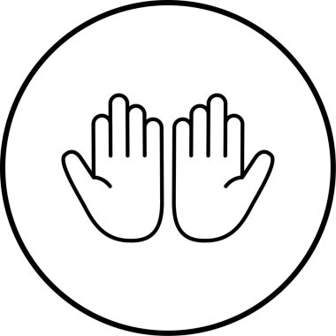 Kişisel ve ticari kullanım için güzel bir simgenin vektör çizimi.