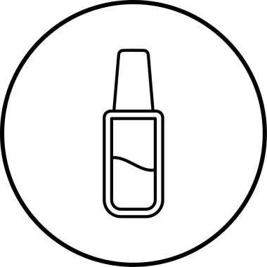 Ruj izi. Web simgesi basit illüstrasyon