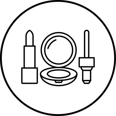 Ruj izi. Web simgesi basit illüstrasyon